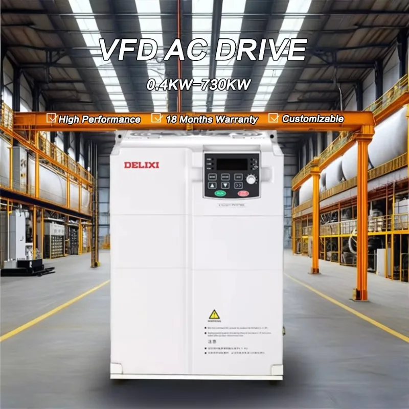 30hp Vfd 5.5kw to 75kw Single & 3Phase Frequency Inverter Converter 220v/380v Variable Motor Drive for 2hp Engine