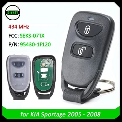 DIYKEY 2-przyciskowy FCC: SEKS-07TX 434 MHz do KIA Sportage 2005 2006 2007 2008 P/N: 95430-1F120 Samochodowy pilot zdalnego sterowania Smart Key Fob