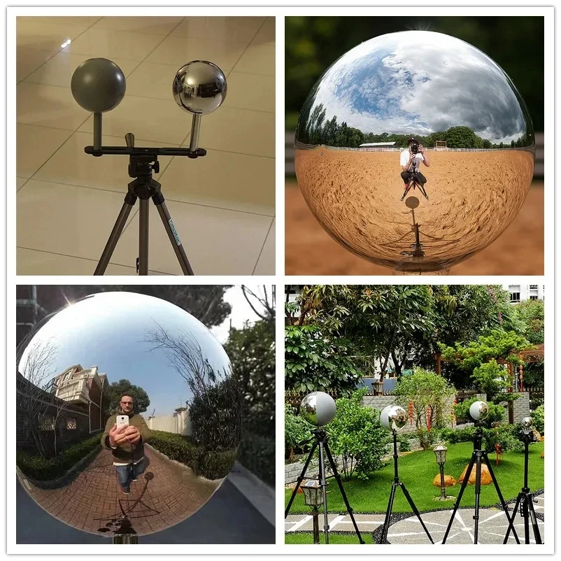 VFX-HDRI Grey Ball, Film Capture Shooting Ball, Reflective Sphere, Metal Mirror Ball tool