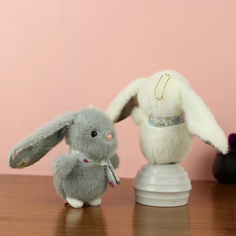 Brinquedo macio de coelho rural encantador, parceiro de dormir infantil, imaginação de desenhos animados, presente ideal para crianças