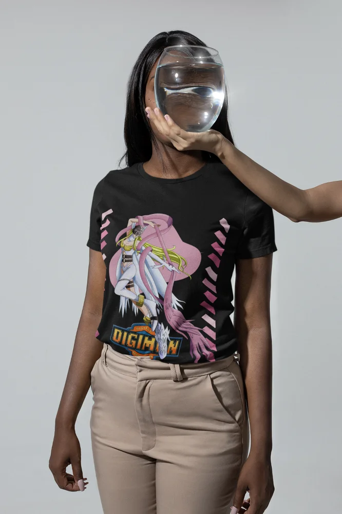Angewomon Shirt Digimon Adventure Anime T-Shirt Tailmon Nefertimon Plotmon Shirt