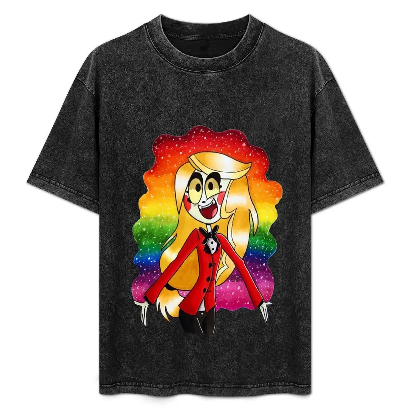 

Inside every demon is a RAINBOW! T-Shirt t shirt man casual man t shirt cotton high quality T-Shirt