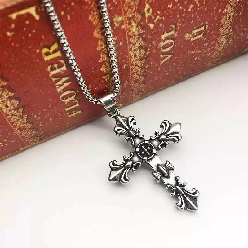 Christian cross necklace bracelet gift set