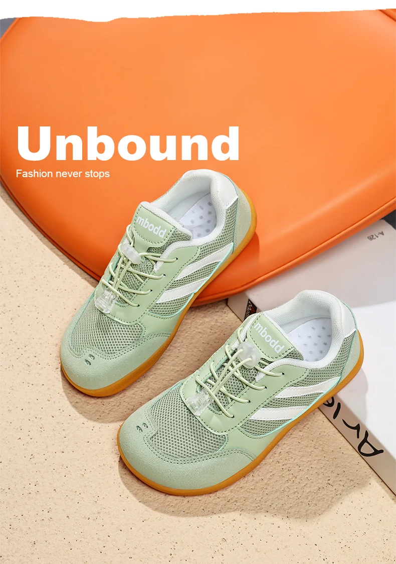 Kinder-Barfußschuhe mit breiter Sohle für Jungen und Mädchen, rutschfeste, atmungsaktive Kindersportschuhe, Zero-Drop-Wanderschuhe – Detail 5