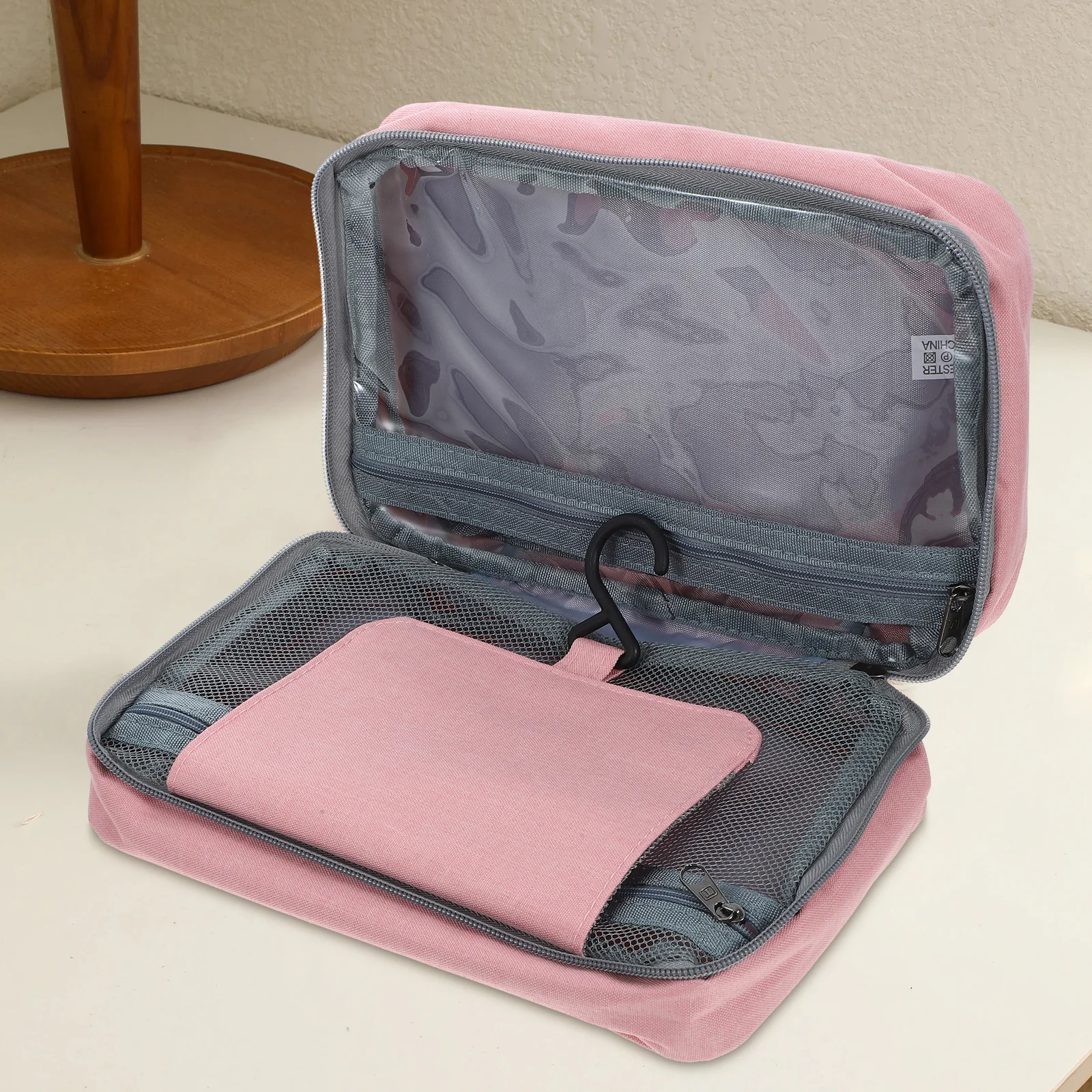 

Waterproof Travel Toiletry Bag Foldable Makeup Organizer Large Capacity Pouch Portable Makeup Bag Zipper