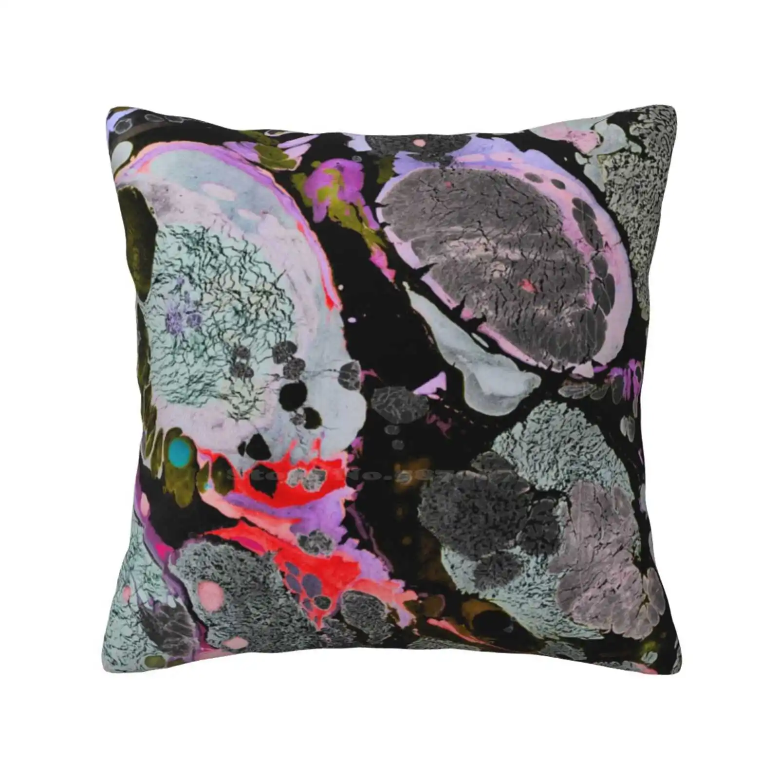 Brain Structure Pillowslip Pillowcase Modern Punk Natural Marble Timeless Colorful Fun Animal Abstract K O Ko Rain