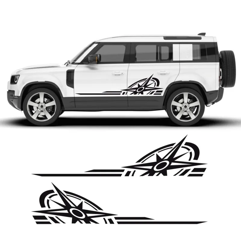 

For Land Rover Defender 2020 Vinyl Stickers body modification customized Fashion side stripe sports decal