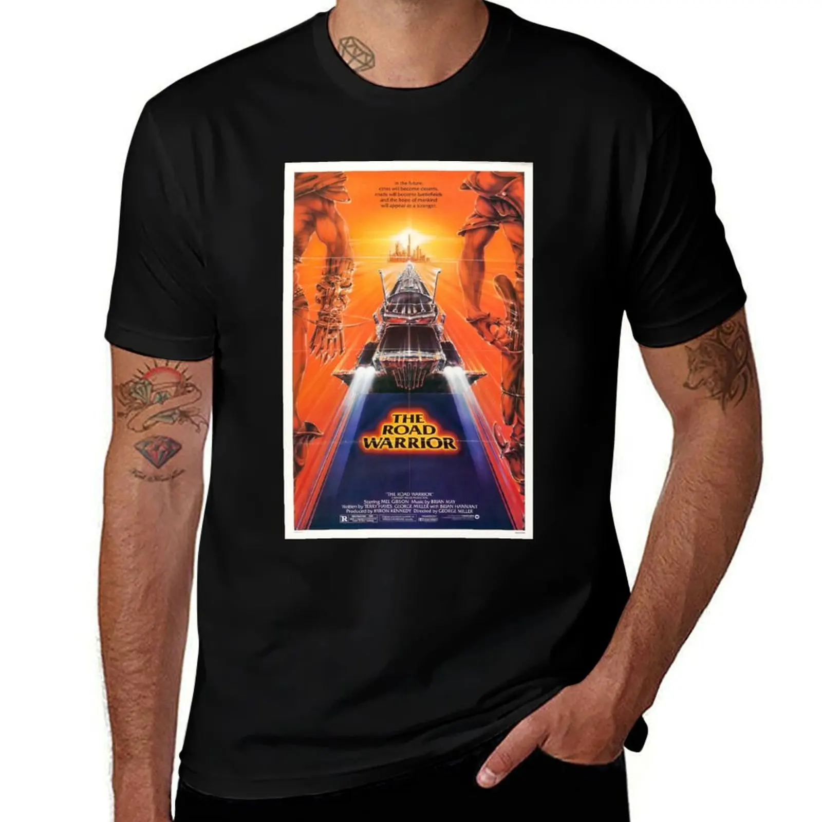 

Mad Max: The Road Warrior - Theatrical Poster T-Shirt t shirt man cotton t shirts designer anime t shirts oversize T-Shirt