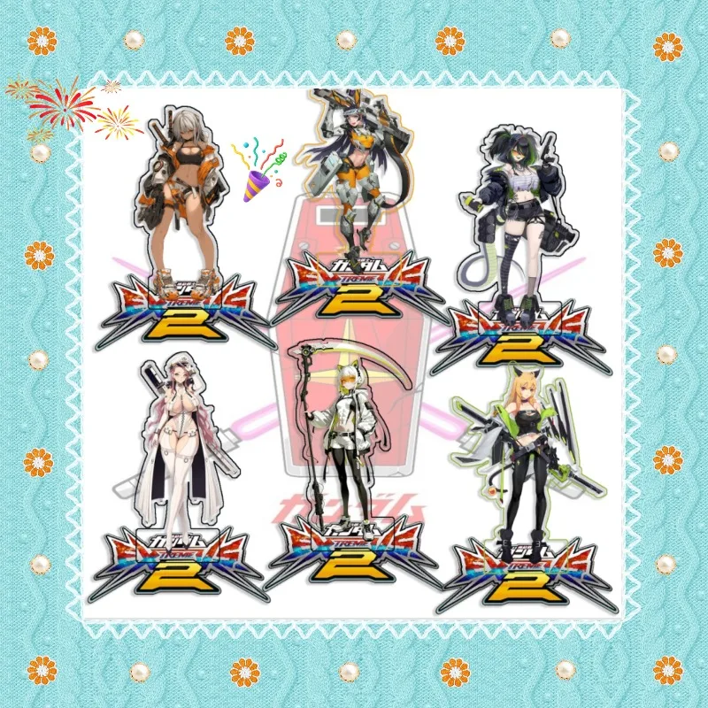 Standing Sign for Gundam Ramlethal Valentine Bridget Acrylic Desktop Stand Decorating Self Made Collection Toys Fans Gifts15cm