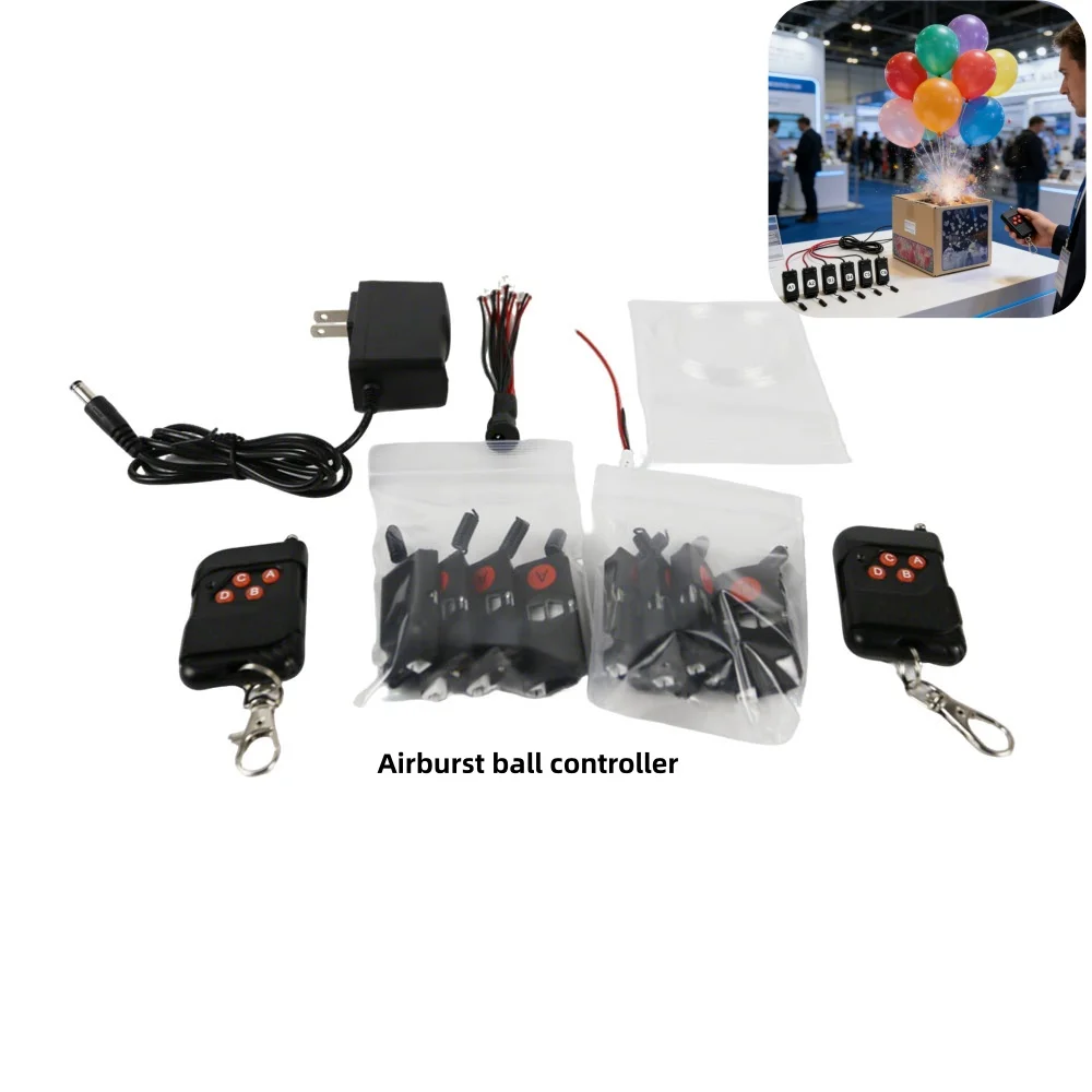 

2 Remote Controls, 8 Patch Balloon Controllers: Wedding Surprise, Safety, No Flames