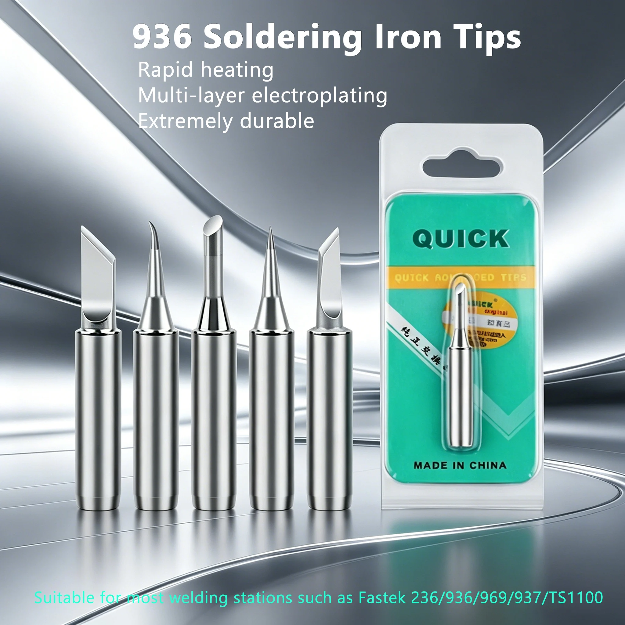 

936 Soldering Iron Tips Welding Tools Lead-Free 900M-T-K I SK IS 3C Handle Electric Soldering Iron for Soldering Station Kit