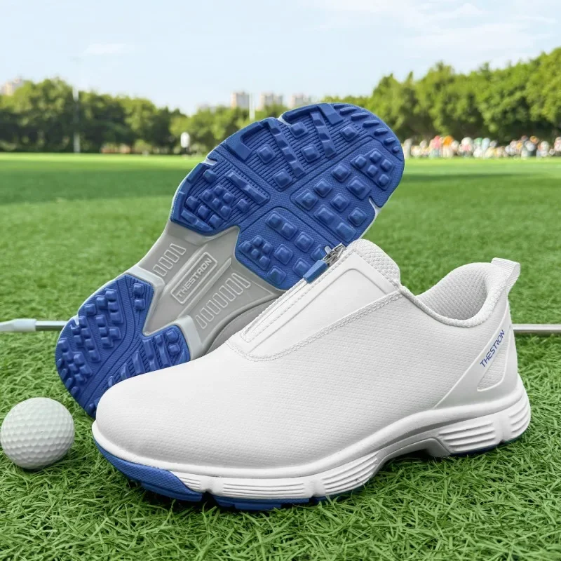 Sepatu Golf tahan air sepatu Golf pria Sneakers Golf kaki jalan antiselip mewah