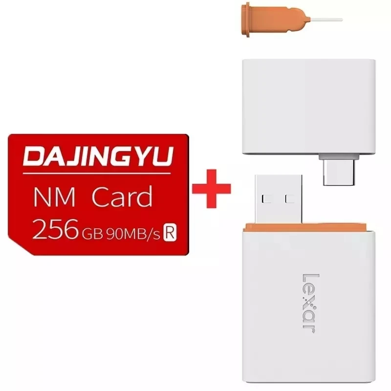 Карта памяти NM 128 ГБ/256 ГБ, 90 МБ/с, Nano Card, для Huawei Mate 30, 40, Mate 50 Pro, Mate 20, P40, P50, флеш-карта для мобильных телефонов Huawei