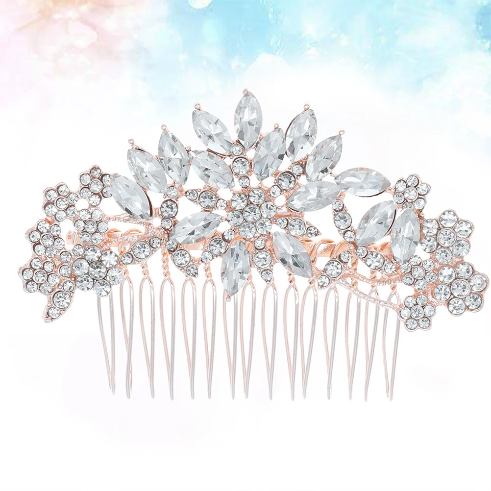

Bridal Haircombs Rhinestone Wedding Accessories Elegant Alloy For Women Party Banquet Prom Church Dancing Summer Picnic
