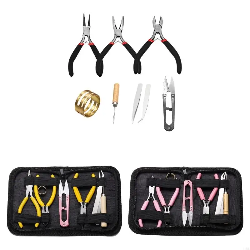 

R3MC Artistic Jewelry Crafting Tool Set With Tools For Necklace And Bracelet Projects
