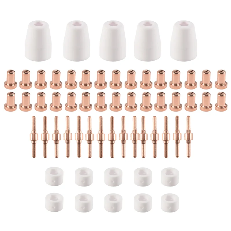 MAKE-60 peças de consumíveis de corte de plasma para lanterna Cut40 50 com cortador de plasma PT31 LG40