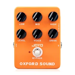 JOYO JF-22 Oxford Sound Distortion Guitar Effect Pedal 70's Classic British Rock Clean Distortion Amplifier Simulation Pedal