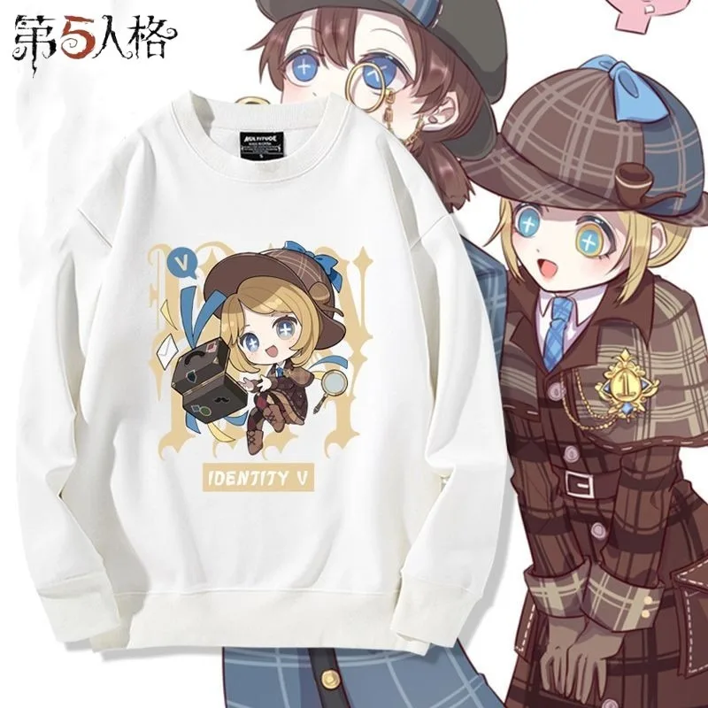 

Identity V Cartoon Anime Goods Doctor Dyer Gardener Woods Men's and Women's Crew Neck Fashion Versatile Personalized Sweatshirt