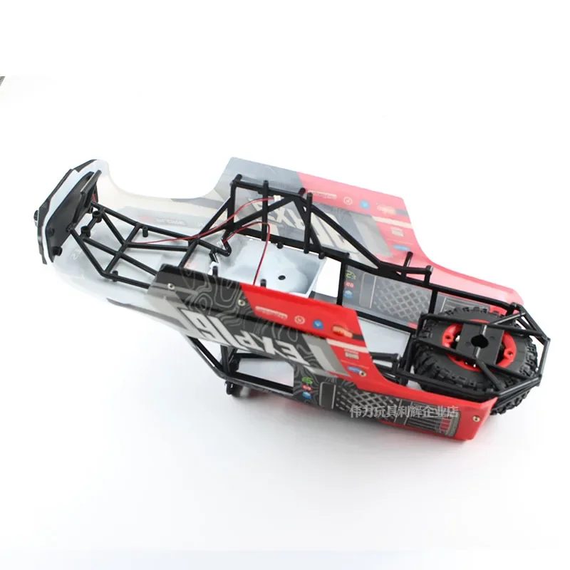 WLtoys 124006 RC quattro unità telecomando ad alta velocità parti speciali per auto rosso verde componenti del guscio dell\'auto 124006-3016