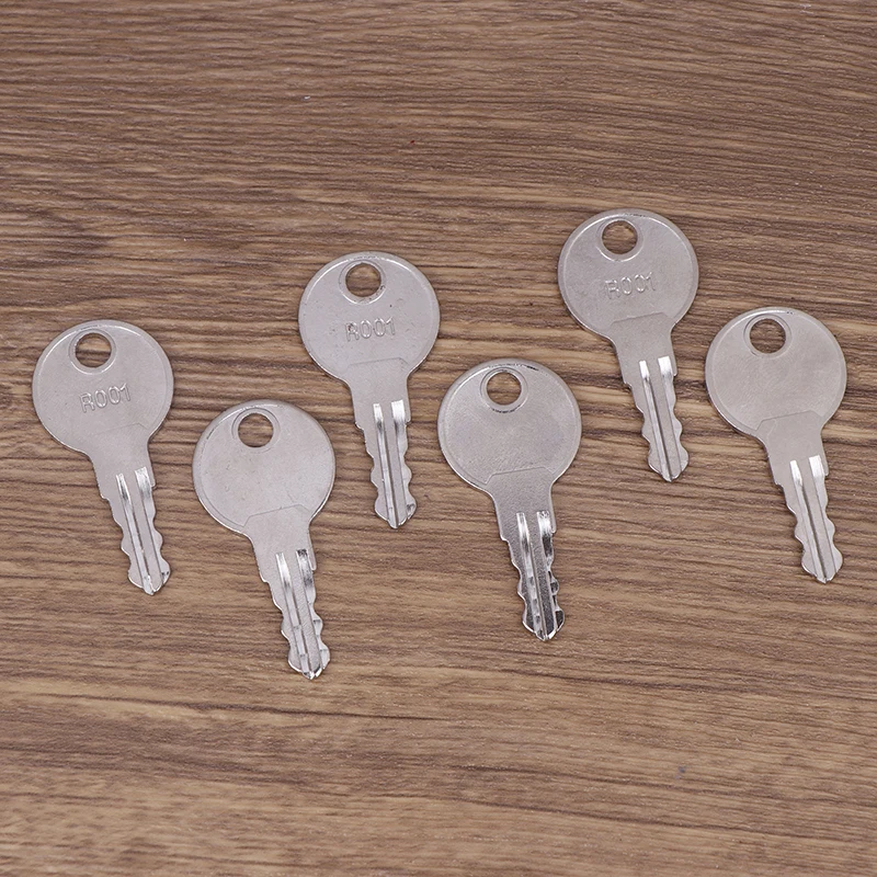 6 uds R001 llave RV llaves de Camper compatibles con puerta de equipaje RV puerta del compartimento 230012 adecuada para RV