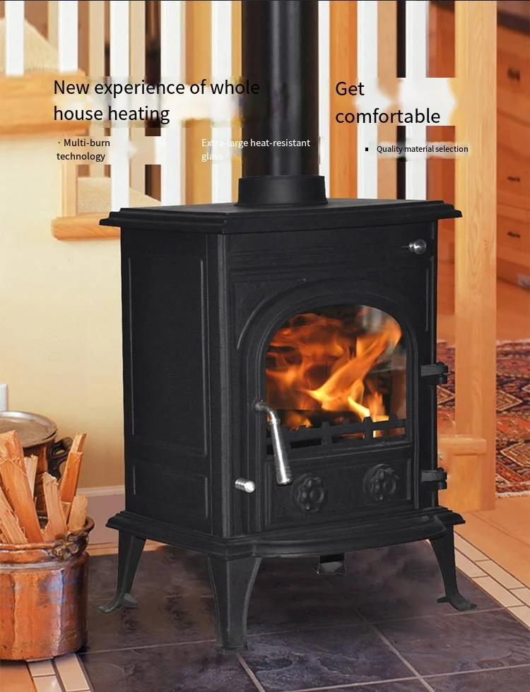 European Style Suspended Ceiling Fireplace Decorative Wood Burning Stove Big Wood Indoor Fireplace