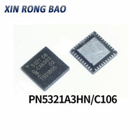 Wireless Transceiver Chip, New, Original, PN5321A3HN, C106,55, PN5321A3HN, PN5321, PN532, QFN-40, NFC Controller, 1Pc Lot