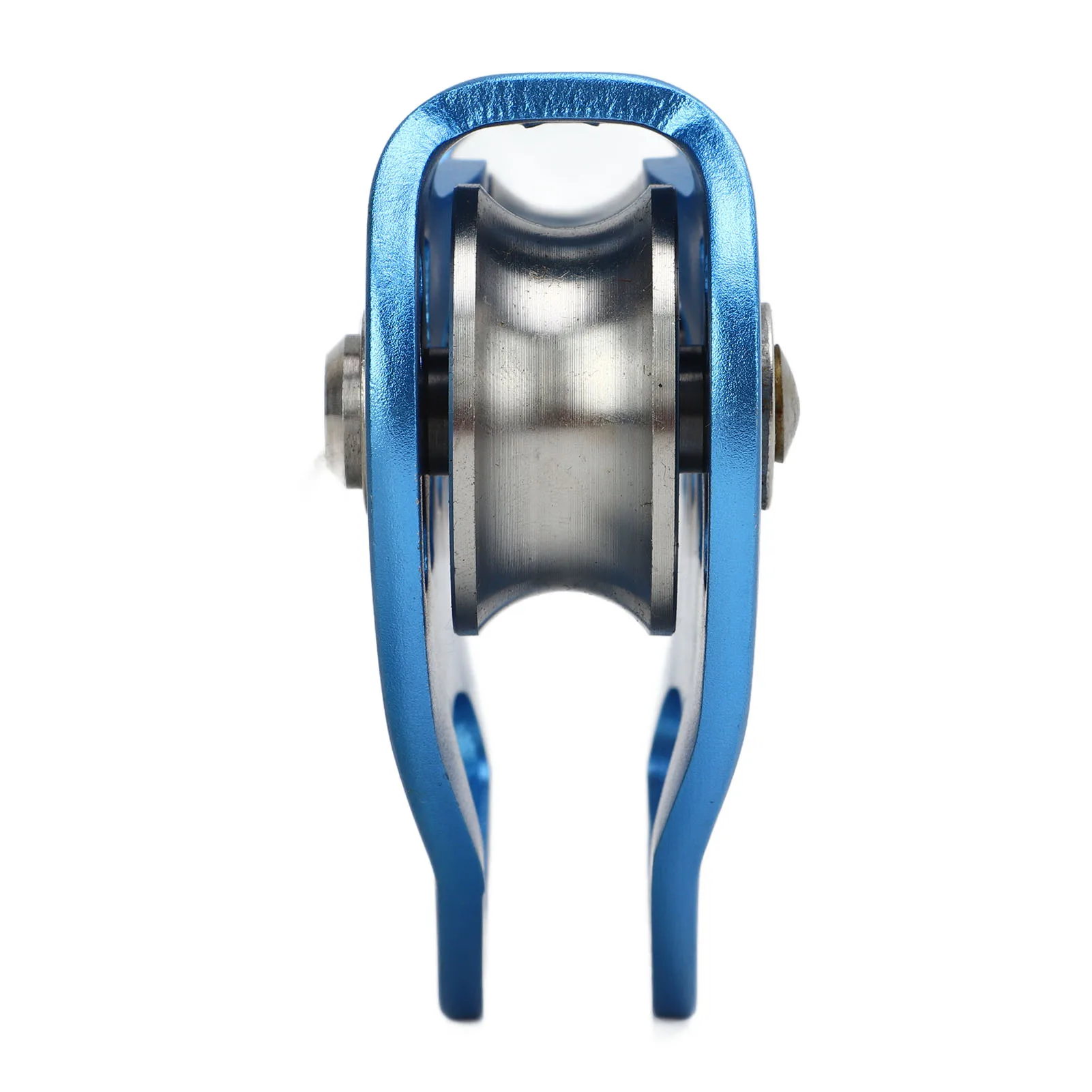 بكرة تسلق مزدوجة Zipline على شكل قلب بكرة حبل النقل الجوي للمناسبات ذات المناظر الطبيعية الخلابة بكرة تسلق مزدوجة