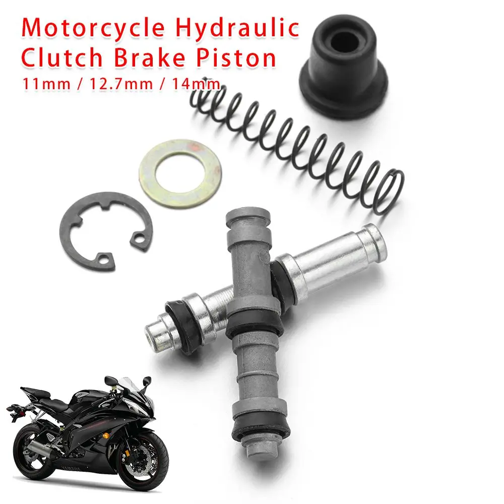 Motorcycle Clutch Brake Pump 11mm 12.7mm 14mm Piston Plunger Repair Kits Set Master Cylinder Piston Rigs Repair Accessories