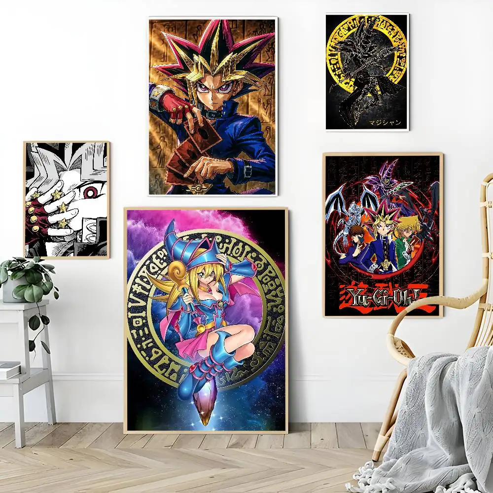 Card Game Yu Gi Oh Whitepaper Poster HD Quality Poster Wall Art Painting Study Room Wall Decor