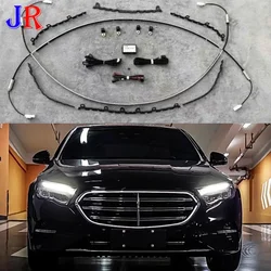 Car Luminous Grille Fit for Mercedes Benz E260L E300L W214 2024+ Grille Luminous Strip Auto Exterior Trims Accessories