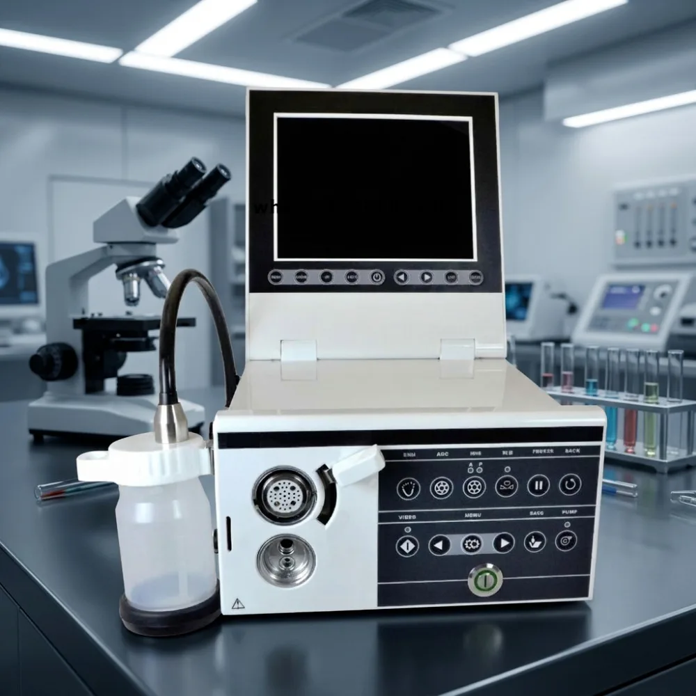 3.3 meters veterinary endoscope trolley type endoscope flexible video electronic veterinary endoscope with recording function
