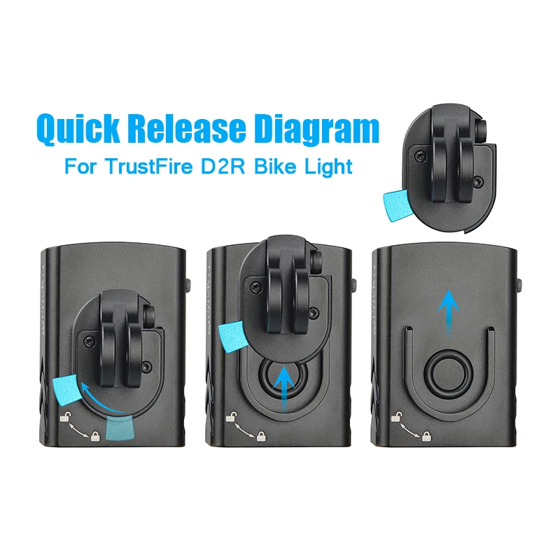 D2RA Quick Release Diagram Bracket For D2R Bike Light Cycling Equipment Accessories