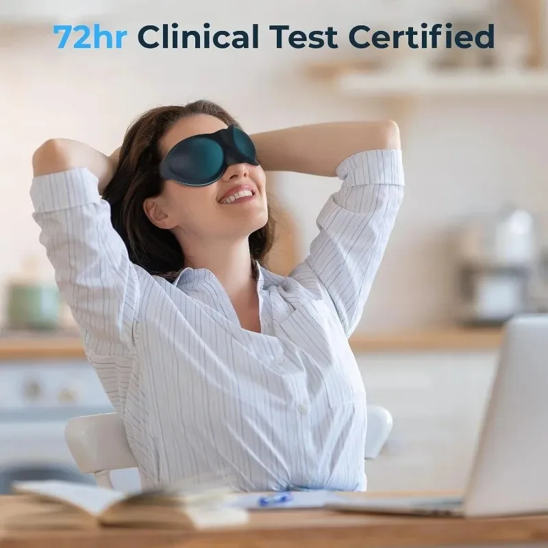 

НОВЫЕ 1 шт., очки Burutta Moisture Chamber для сухих глаз, мягкие силиконовые очки для сна, маска для сна