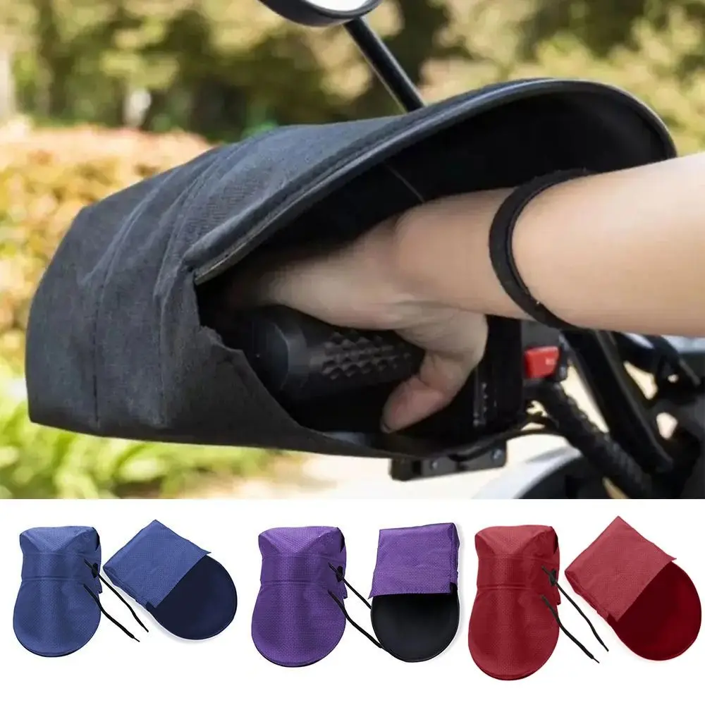 

Breathable Electric Vehicle Sunscreen Gloves Waterproof Sunshade Motorcycle Handlebar Gloves Handle Bar Cover Handles Protector