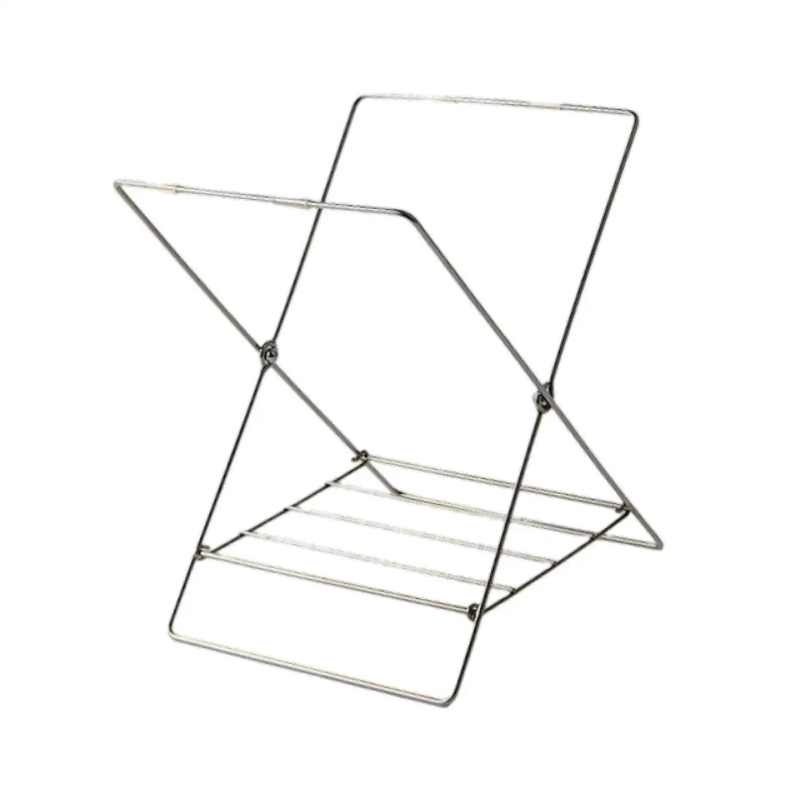 Trash Bag Holder Garbage Trash Bag Stand Heavy Duty Multifunctional Stable Versatile Portable Folding for Countertop Picnic