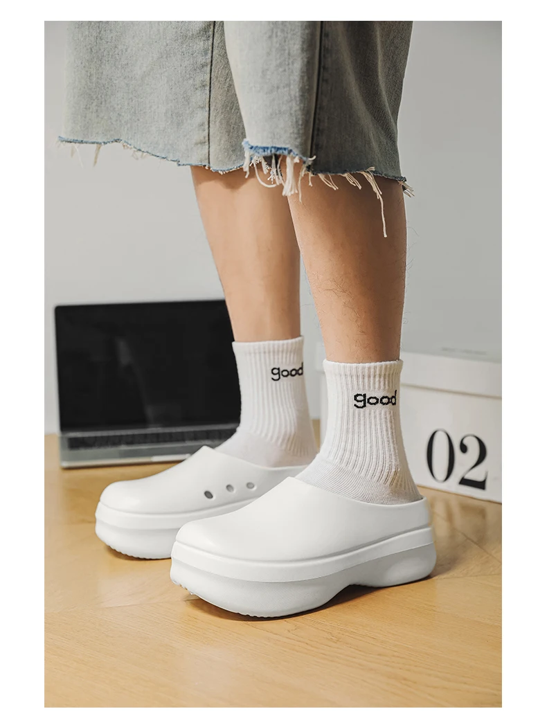Hotel-Kochschuhe, Vier-Jahreszeiten-Modell, Neu, Rutschfest, Wasserdicht, Ölbeständig, Weiche Sohle, Küchen-Arbeitsschuhe, Herren-Outdoor-Freizeit-Sicherheitsschuhe – Detail 5