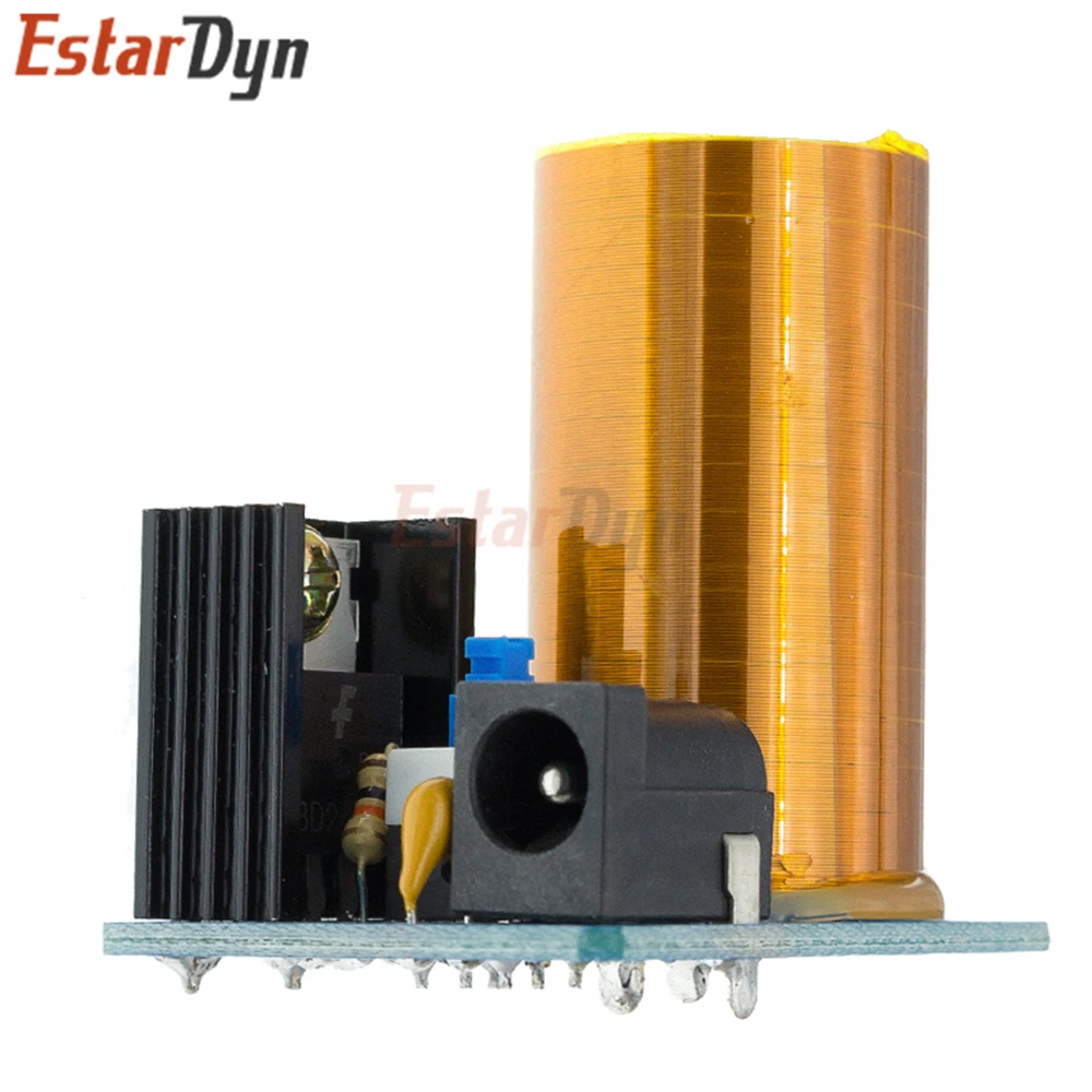 Estardyn BD243C Mini Tesla Coil Kit, DIY Arc Discharge Wireless Transmission Electronics Kit for Science Education