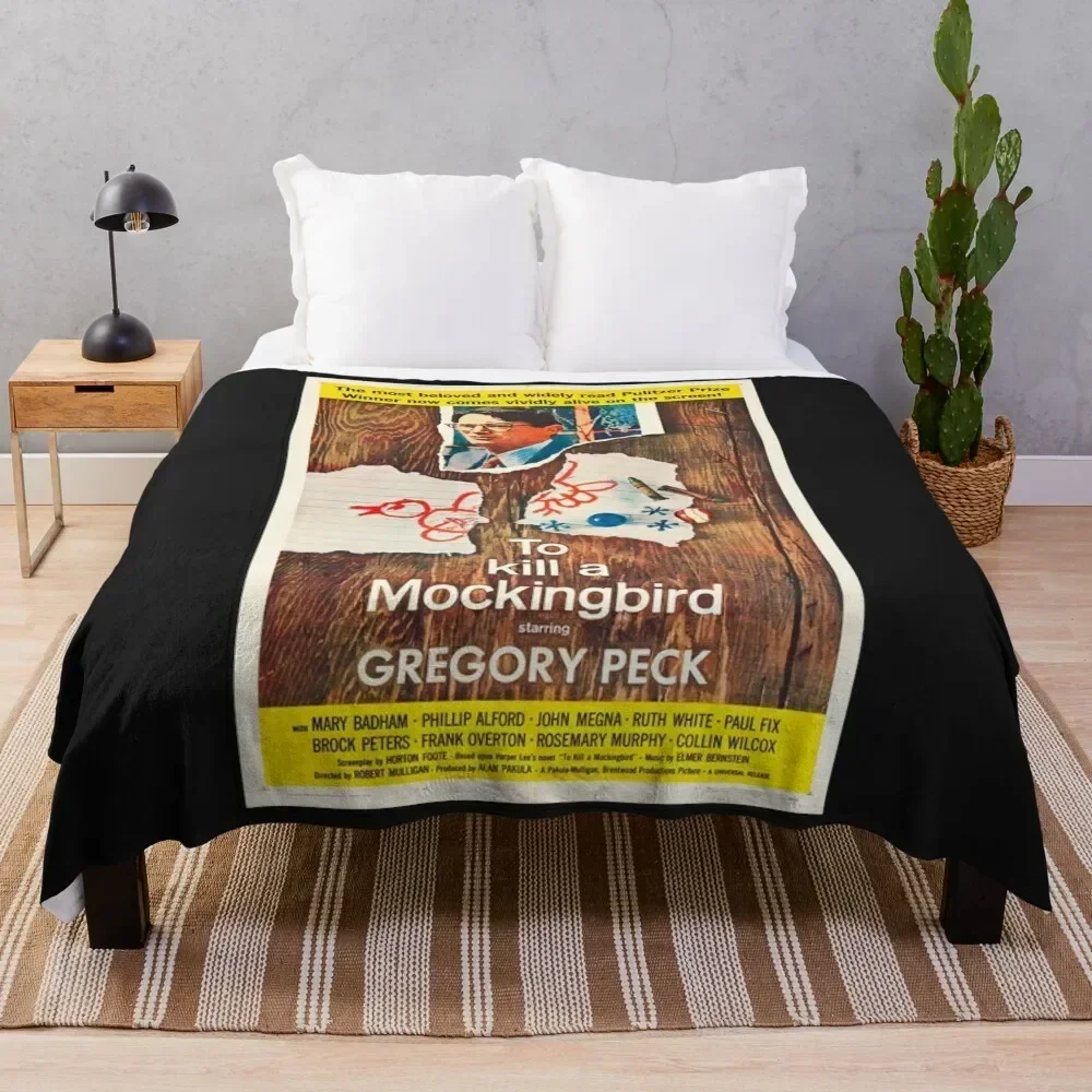 

To Kill a Mockingbird Throw Blanket Fuzzy Plush Throw Blanket for Sofa Chair