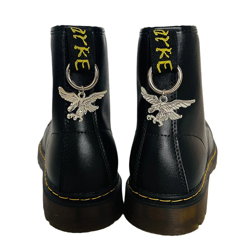 Metal punk sapato fivela encantos, Hip Hop Sneaker acessórios, decoração vintage todo-jogo, atacado, bota de moda, 1pc