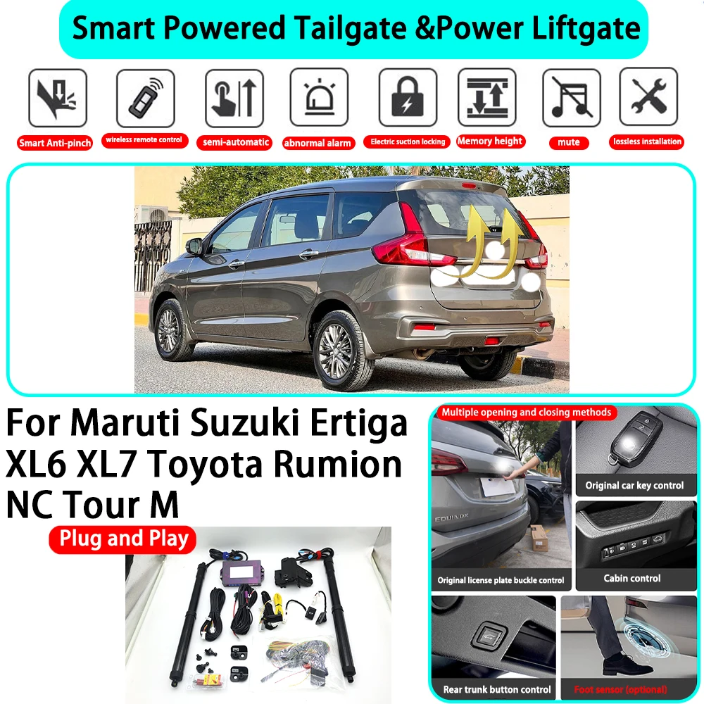 

for Maruti Suzuki Ertiga XL6 XL7 Toyota Rumion NC Tour M OEM Smart Automatic Powered Tailgate Electric Power Tailgate Lift Ki