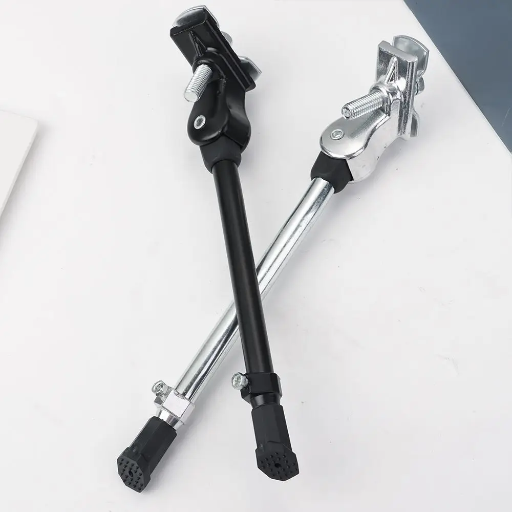 

1Pc Durable Bike Kickstand Adjustable Side Rear Kickstand Heavy Duty Black Silver Mountain Bike Kick Stand Bicycle Parts