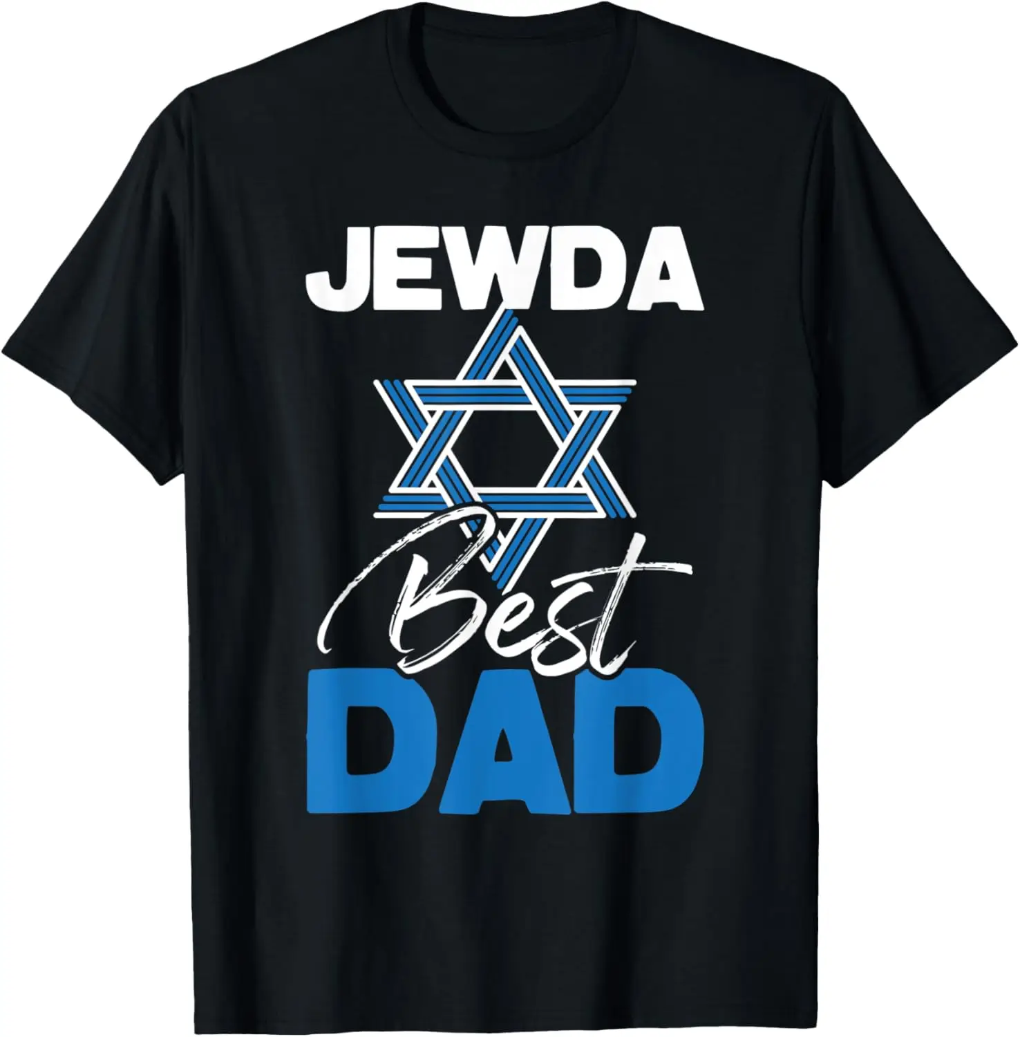 Jewda Best Dad - เสื้อยืดวันเกิดวันพ่อชาวยิวฮีบรู