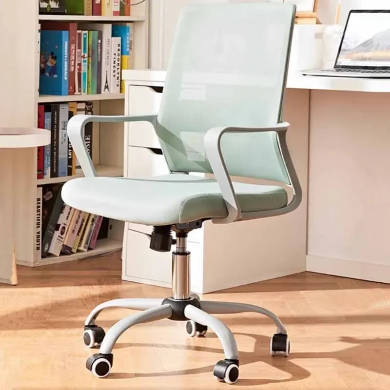 

Rotating Relax Office Chair Executive Backrest Modern Nordic Kawaii Office Chairs Comfy Lazy Cute Sillas De Oficina Furniture