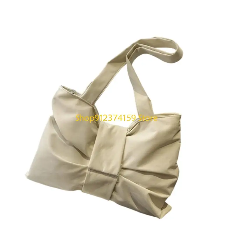 G5AE Fashion Bows Design Large Capacity Wear Resistant Nylon Underarm Bag For Everyday Use