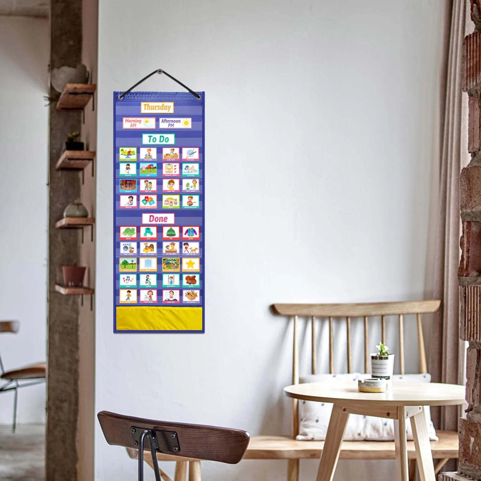 Jadwal Rutinitas Harian Visual untuk Papan Magnet Luar Ruangan