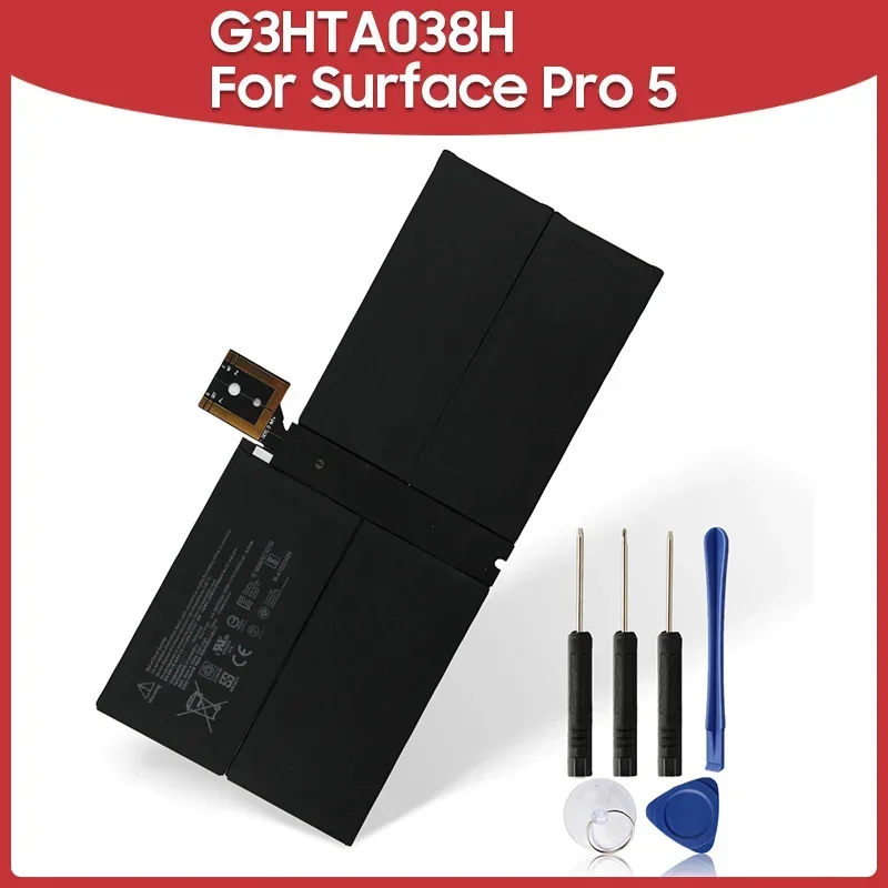 Replacement Battery G3HTA038H For Microsoft Surface Pro 5 Pro5 For Microsoft Surface Pro 6 Pro6 DYNM02 5940mAh
