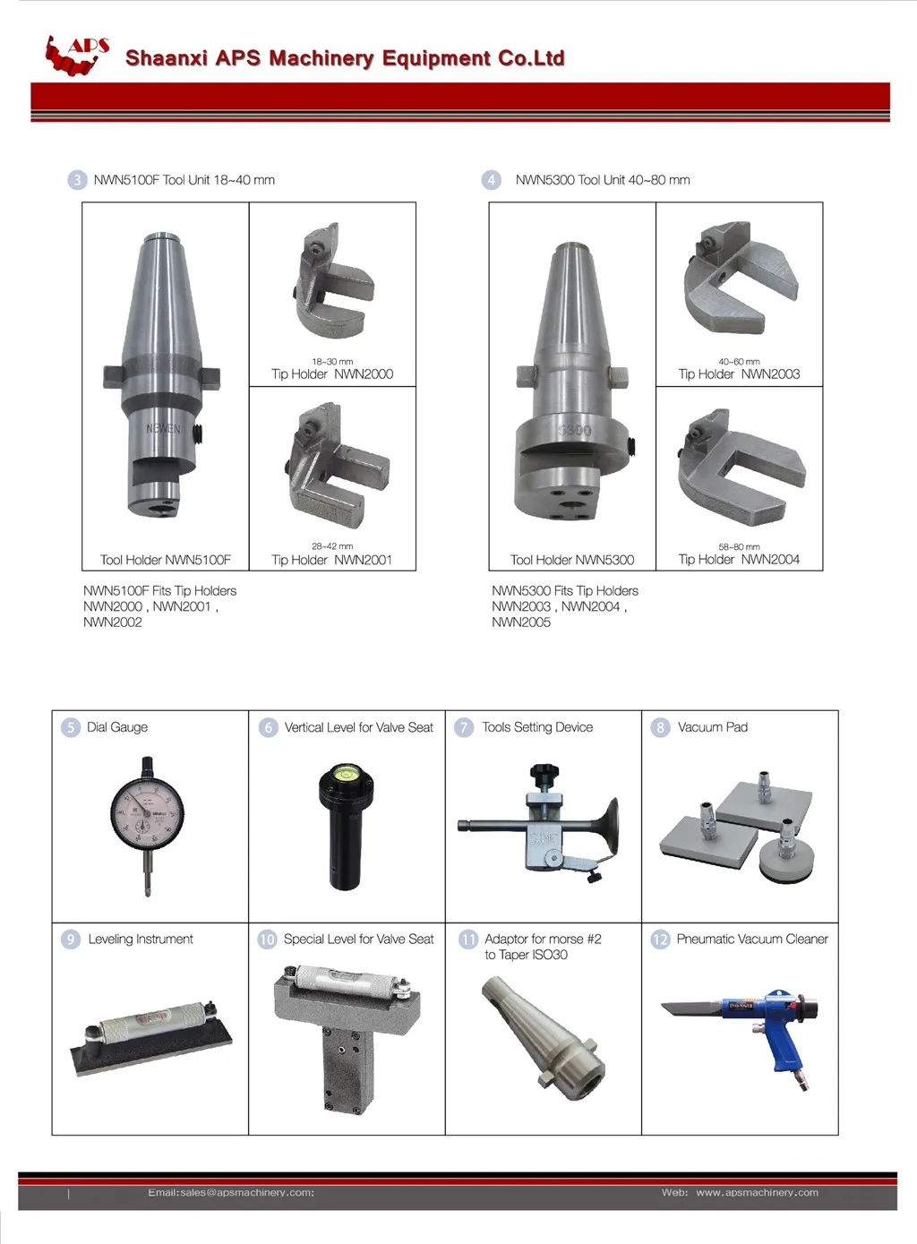 Tools Setting Device For BV60 BV60S Valve Sear Cutter Accessories Valve Seat Boring Machines