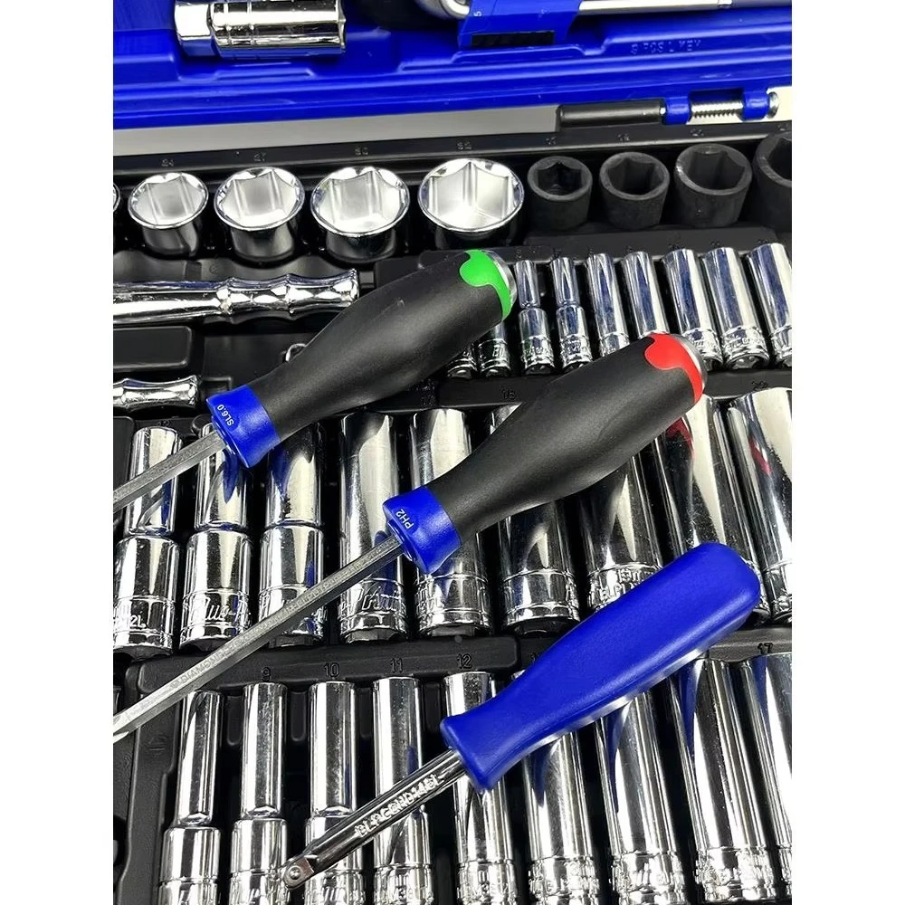 151-Piece Auto Repair Tool Set Ratchet Socket Wrench Screwdriver Pliers & Combo Universal Fitment