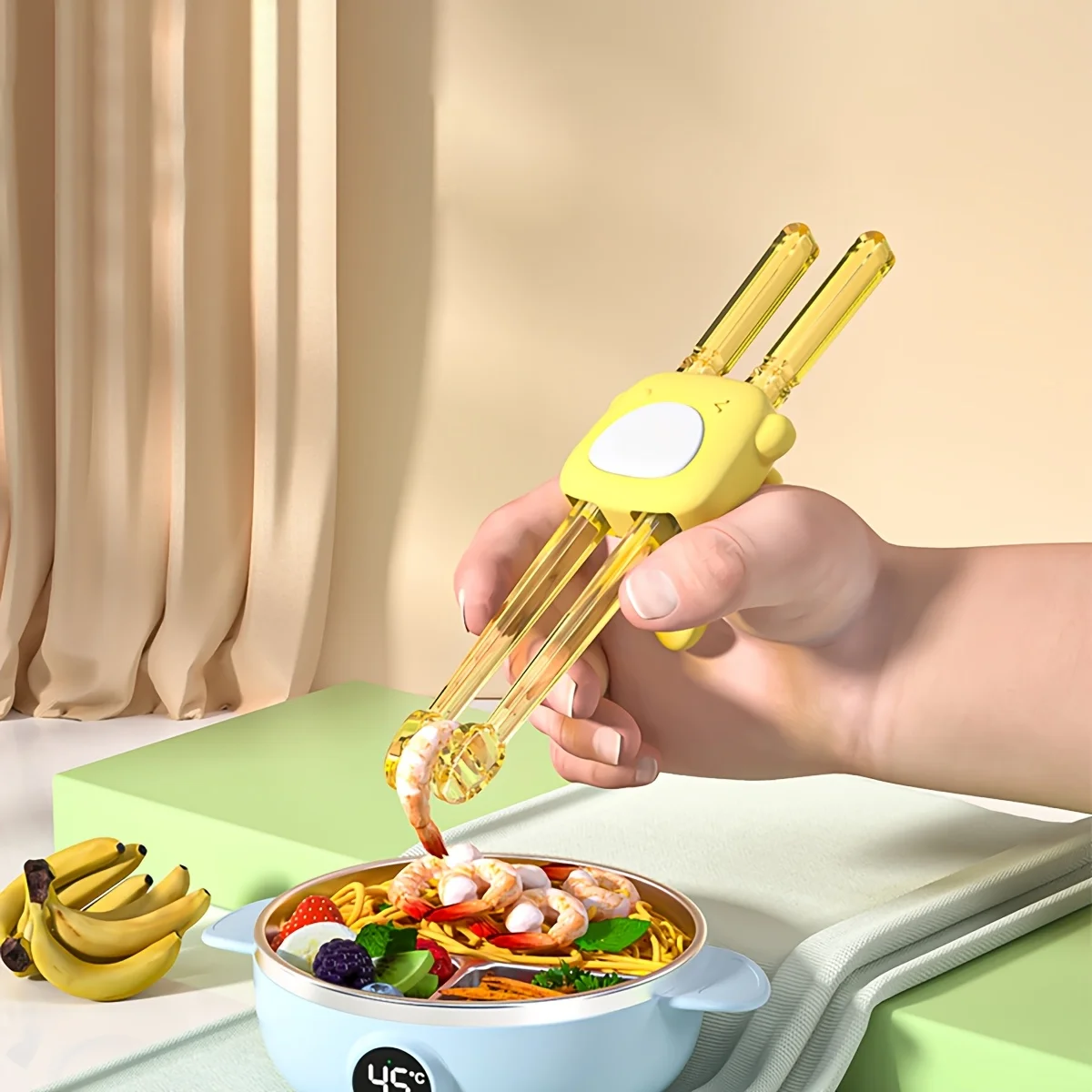 

Регулируемые тренировочные палочки для еды, столовые приборы для вечеринок, палочки для еды для начинающих