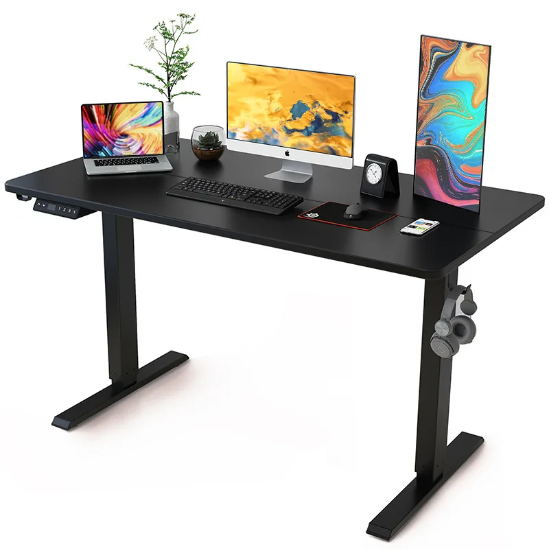 Mail order packaging simple double-parquet board electric lifting table basic lifting desk standing computer lifting table